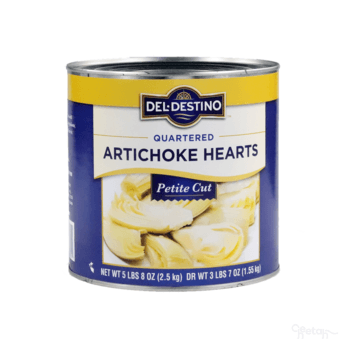 Artichoke, Hearts, Quarters, In Water