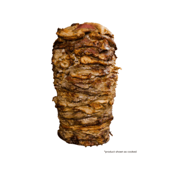 Beef, Steak, Gyro, Cone, Hand Stacked