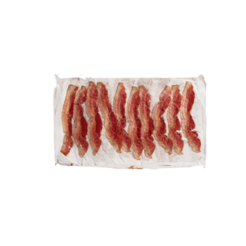 Bacon, Sliced, Irregular, #2, Frozen