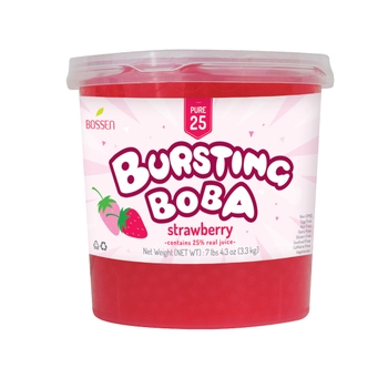 Boba, Bursting, Pure25, Strawberry