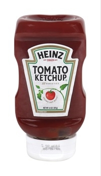 Ketchup, Squeeze Bottle, Upside Down