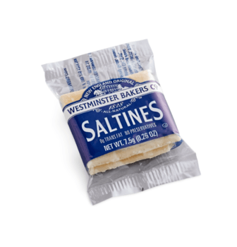 Crackers, Saltine, 0.21 oz, 2 Pack