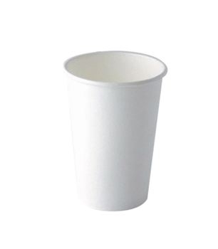 Cup, Hot, Paper, White, 10 oz