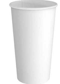 Cup, Hot, Paper, White, 16 oz