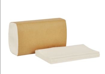 Towel, Paper, Single Fold, Natural,1-Ply