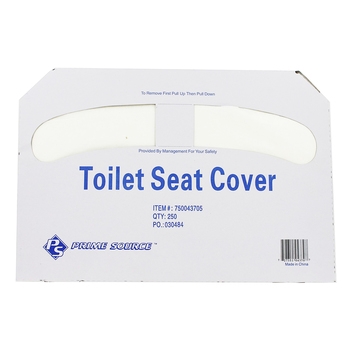 Seat Covers, Toilet, 1/2" Fold