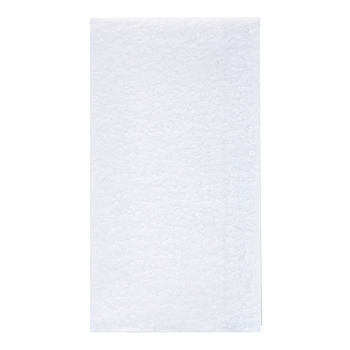 Towel, Linen Like, White, 12" x 17", 1/6" Fold