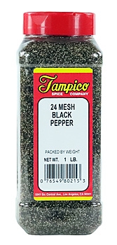 Spice, Pepper, Black, Ground, 24 Mesh