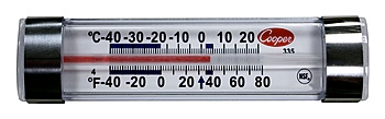 Thermometer, Horizontal, Fridge, Freezer
