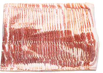 Bacon, Honey Cured, 14-16 Ct Raw, Gf, Fzn