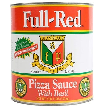 Sauce, Pizza, With Fresh Basil, Full Red