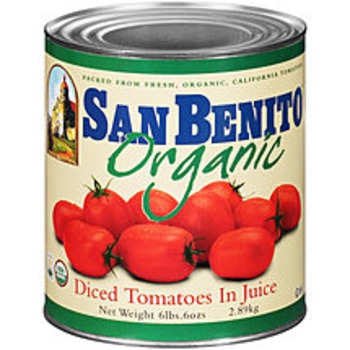 Tomato, Diced, 3/4", Organic