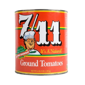 Tomato, Ground, Unpeeled, 7/11
