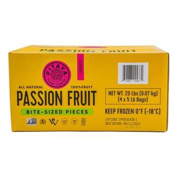 Seedless Passion Fruit Cubes, Frozen