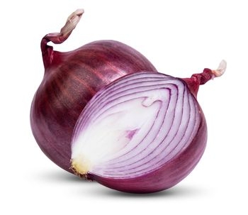 Onion, Red, Slab, Cut, 1/4"