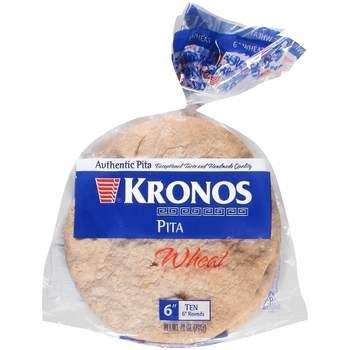 Bread, Pita, Kronos, Whole Wheat, 6"