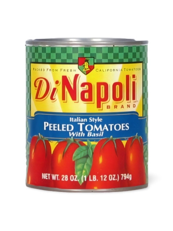 Tomato, Whole, Peeled, w/Basil