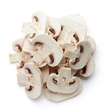 Mushrooms, White, Lb1, Sliced, 1/8"