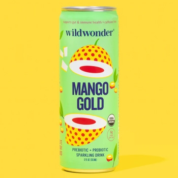Mango Gold, Sparkling, Probiotic Drink