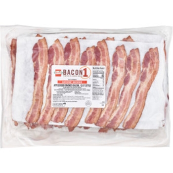 Bacon, Cooked, Sliced, Applewood, Natural No Nitrates/Nitrites, 13/17 Thick