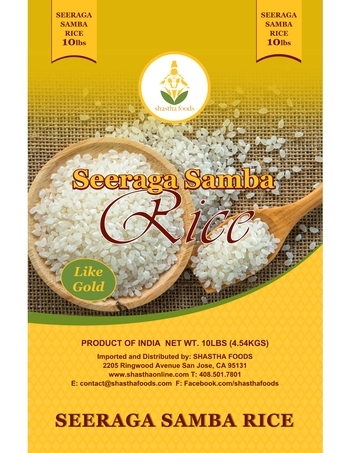 Rice, Seeraga, Samba