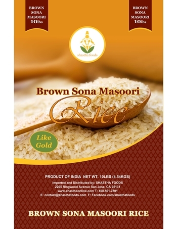 Rice, Sona Masoori, Brown