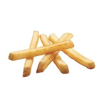 Potato, Fries, 3/8", Straight Cut, Skin-On, Sea Salt