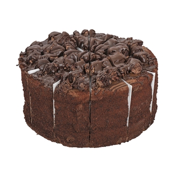 Cake, Iced Chocolate, 10" 12 Sl