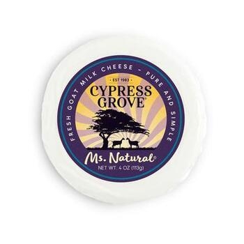 Cheese, Chevre, Ms. Natural Plain Goat Disc
