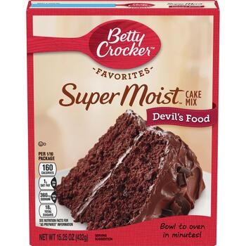 Mix, Super Moist, Devil's Food Cake