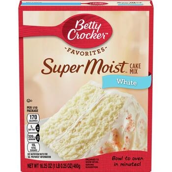 Mix, Super Moist, White Cake