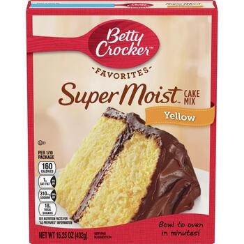 Mix, Super Moist, Yellow Cake
