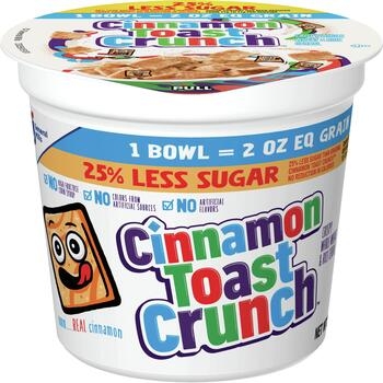 Cereal, 25% Less Sugar, Single Serve