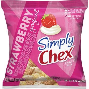 Snack, RTE, Simply Chex, Strawberry Yogurt
