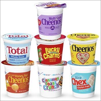 Cereal, Adult Variety Pack, Single Serve Cups
