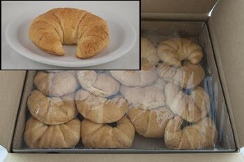 Bread, Baked Croissant Butter Curved