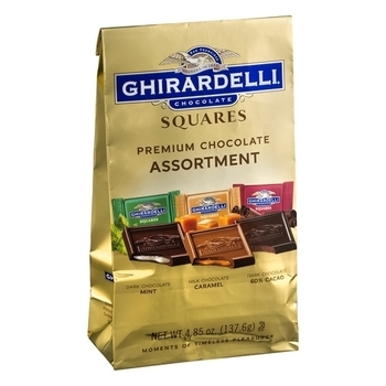 Chocolate, Asstd, Ghiradelli, 60% Cacao Square