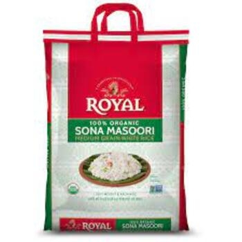 Rice, Sona Masoori, Medium Grain, Organic