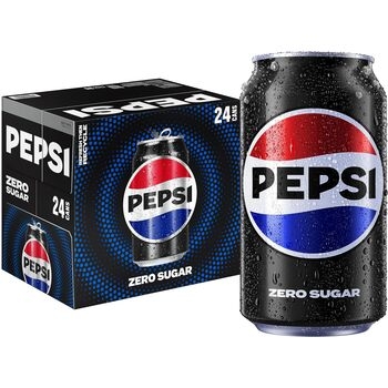 Soda, Pepsi, Zero Sugar, 2-12 Pk, Cans