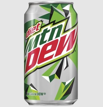 Soda, Diet Mountain Dew, 2-12 Pk, Cans