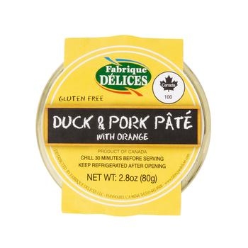 Duck & Pork Pate In Glass Jar 12/2.8 oz