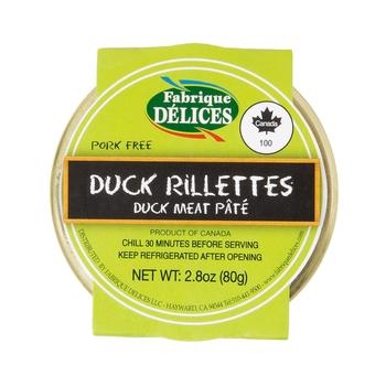 Duck Rillettes In Glass Jar 12/2.8 oz