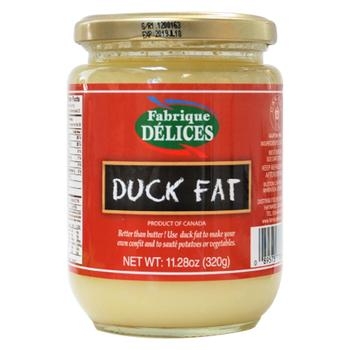 Duck Fat In Glass Jar, All Natural