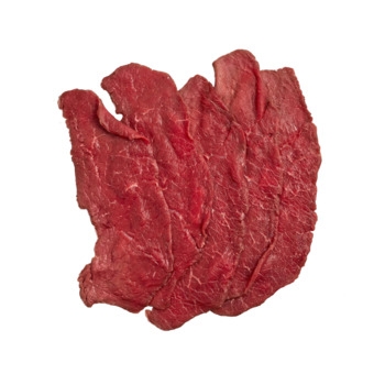 Beef Top Round Angus Cap Off Sliced 1/4" Thick