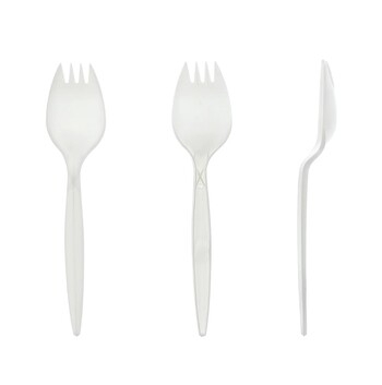 Cutlery Kit, Spork, White