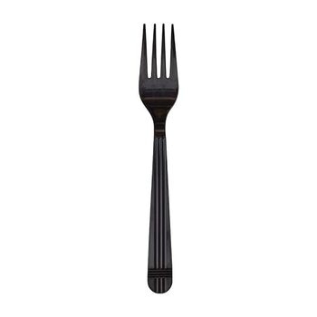 Cutlery, Fork, Heavy Weight, Black, Pp
