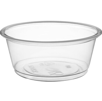 Cup, Portion, Plastic, Clear, 3.25 Oz
