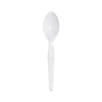 Cutlery, Teaspoon, Heavy, White, Pp, 4.6g
