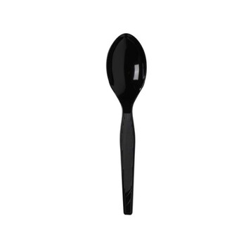 Cutlery, Teaspoon, Heavy, Black, Pp, 4.6g