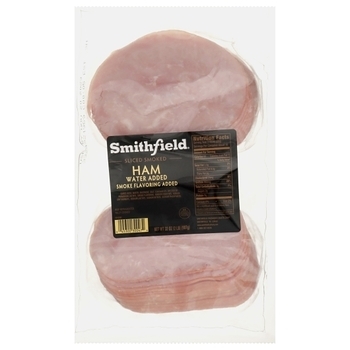 Ham, Deli, Sliced, .66 oz, Water Added